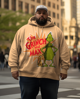 Grinch & Max Kapuzenpullover für Herren in Übergröße